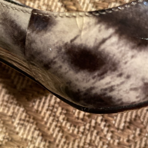 Antonio Melani Patent Leather Animal Print Heels Size 9M - Picture 9 of 9